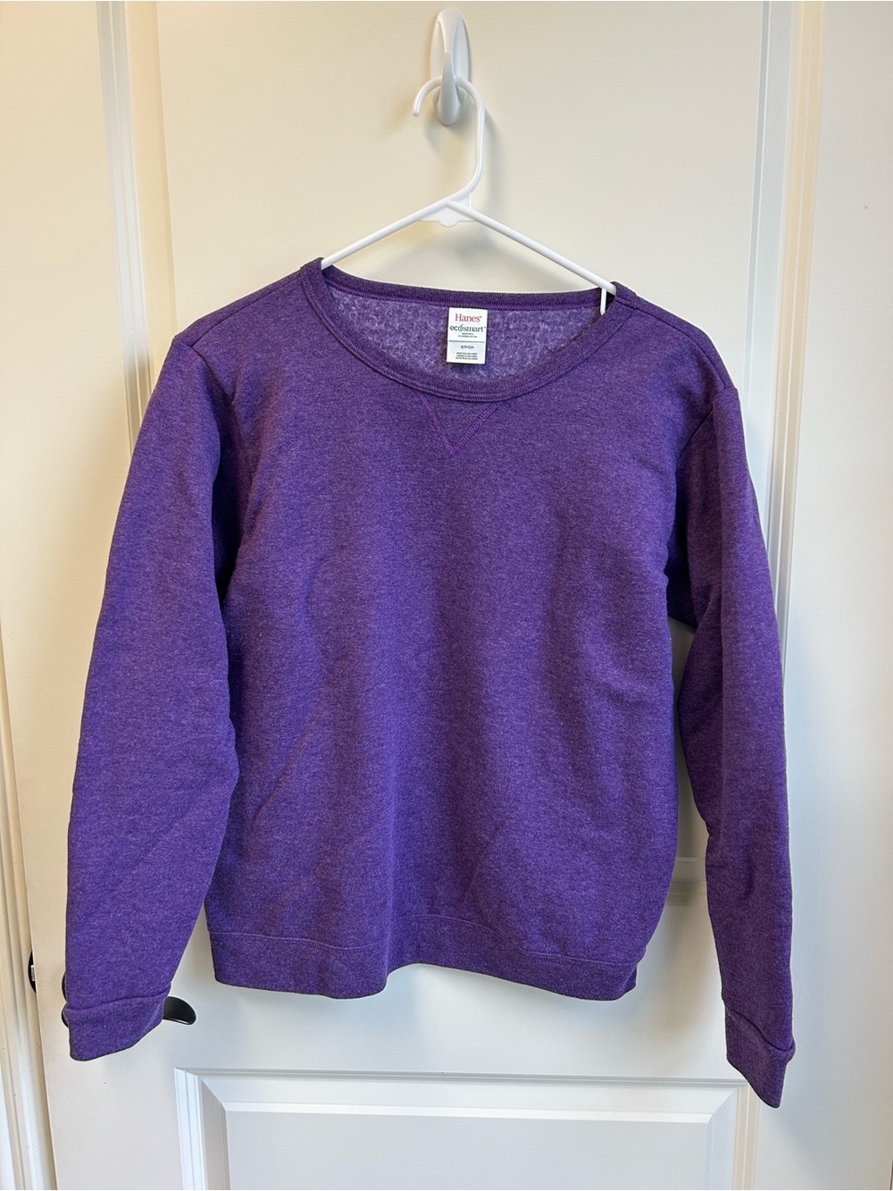 Hanes Purple Crewneck Sweatshirt small